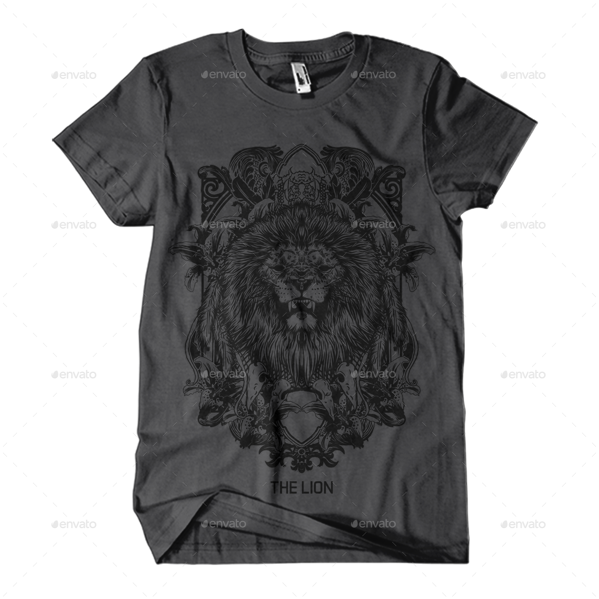 The Lion T-shirt Design by azieescansee | GraphicRiver